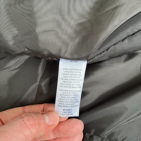 Caslon Long Bomber Jacket in Gray - Picture 4 of 6